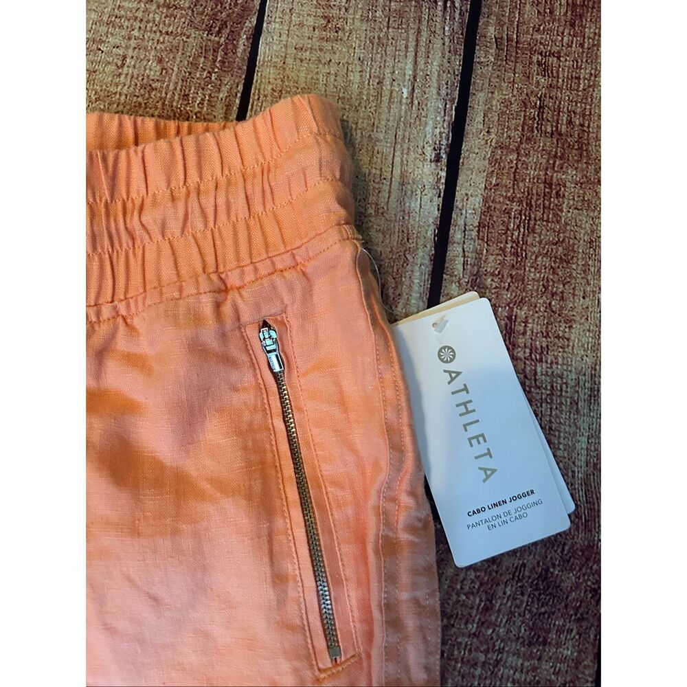 Athleta Cabo Linen Jogger Size 6 Tall - Picture 2 of 7